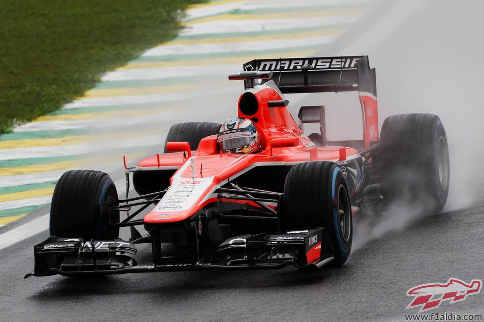 Jules Bianchi no acabó muy contento la clasificación