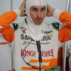 Adrian Sutil da por terminada la clasificación