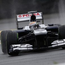 Pastor Maldonado volvió a caer en la Q1