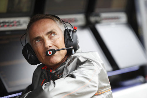 Martin Whitmarsh, en el muro de McLaren