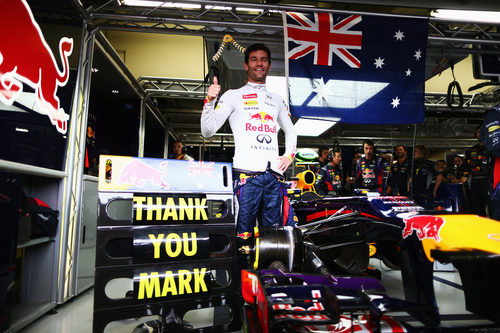 Red Bull se despide a Mark Webber