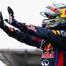 Sebastian Vettel señala sus nueve triunfos consecutivos