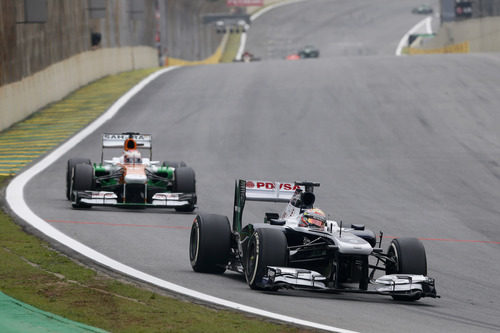 Pastor Maldonado completa su última carrera con Williams