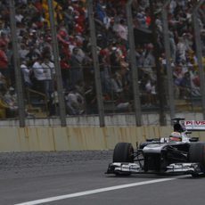 Pastor Maldonado, sin puntos en Brasil