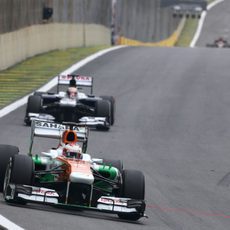 Paul di Resta no pudo despedir la temporada con puntos