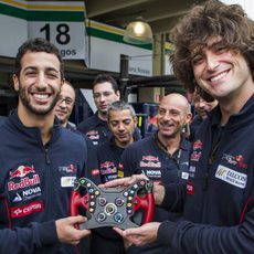 Daniel Ricciardo se despide de Toro Rosso