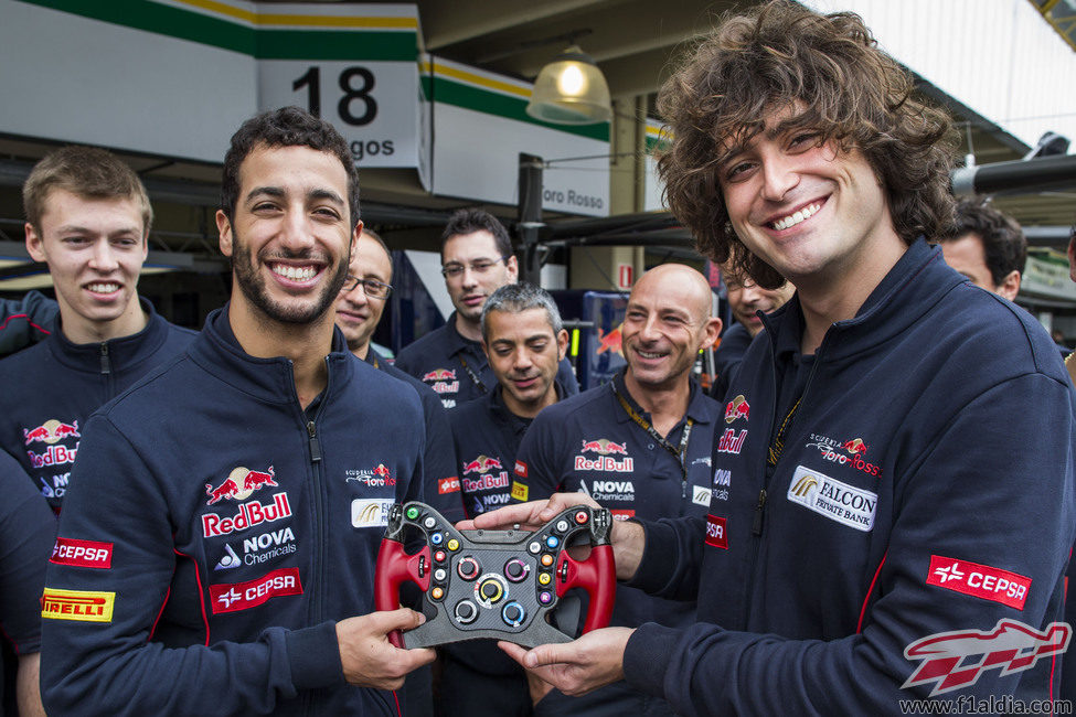 Daniel Ricciardo se despide de Toro Rosso