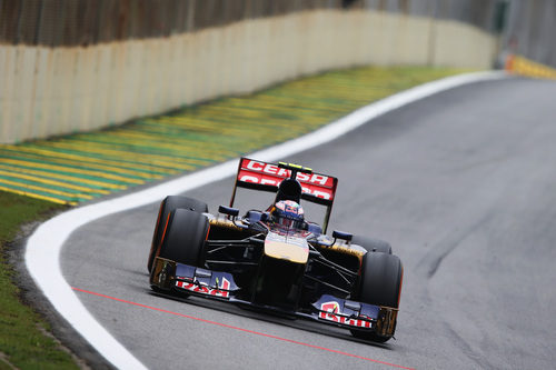 Un puntito para Daniel Ricciardo en Brasil