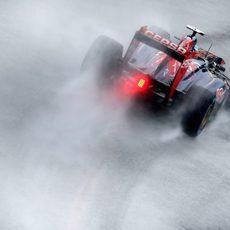 Mucha lluvia durante la clasificación del GP de Brasil 2013