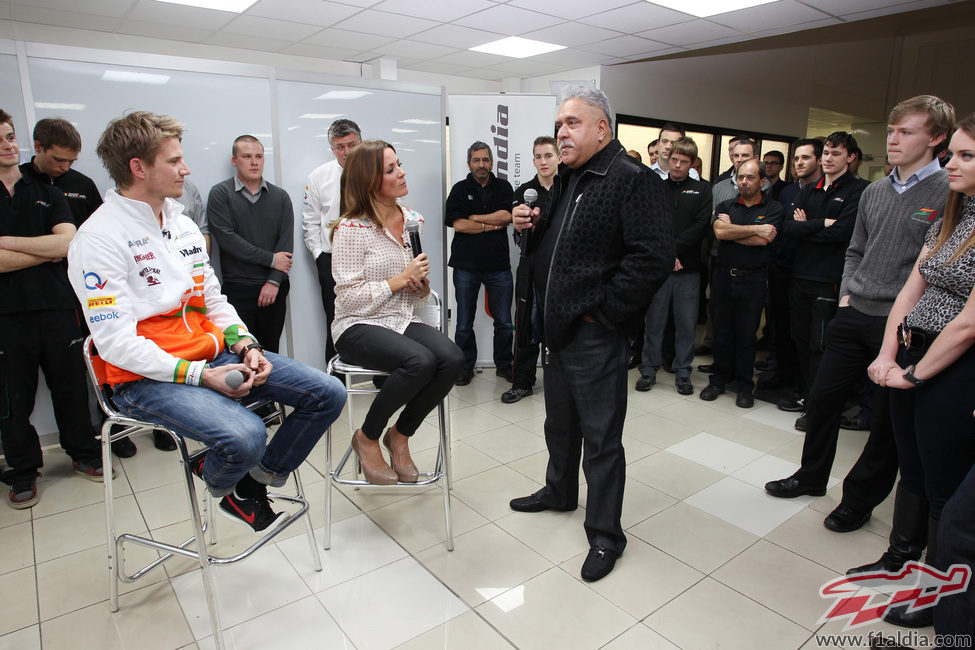 Acto de presentación de Nico Hülkenberg