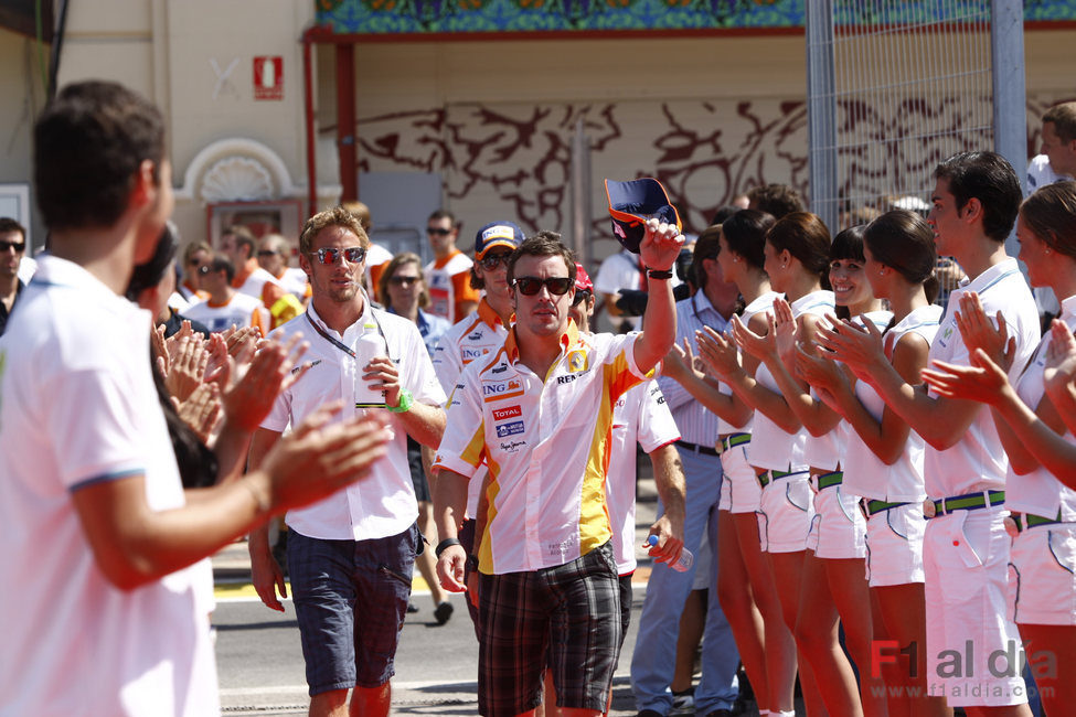 Button y Alonso