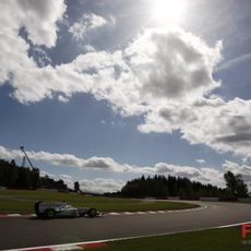 Barrichello en los entrenamientos