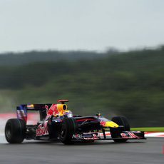 Webber en la pista