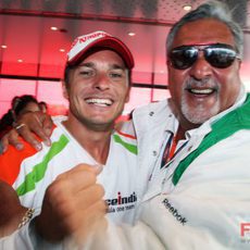 Mallya y Fisichella