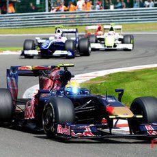 Buemi durante la carrera