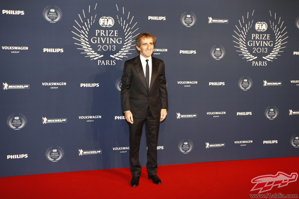 Alain Prost acude a la Gala FIA en Paris