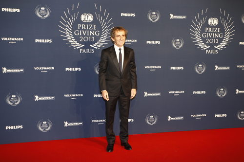 Alain Prost acude a la Gala FIA en Paris