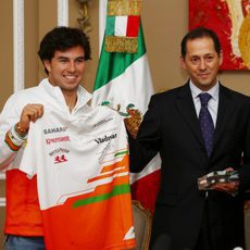 Sergio Pérez con Force India para 2014