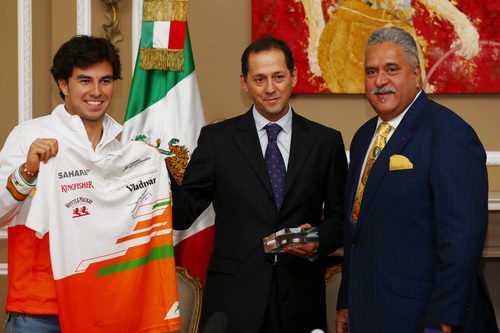 Sergio Pérez con Force India para 2014