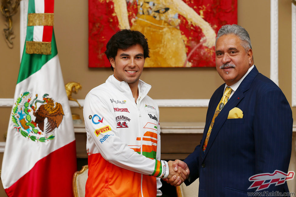 Sergio Pérez llega a Force India para la próxima temporada