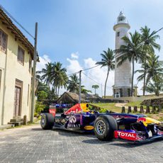 'Showrun' de Daniel Ricciardo en Sri Lanka