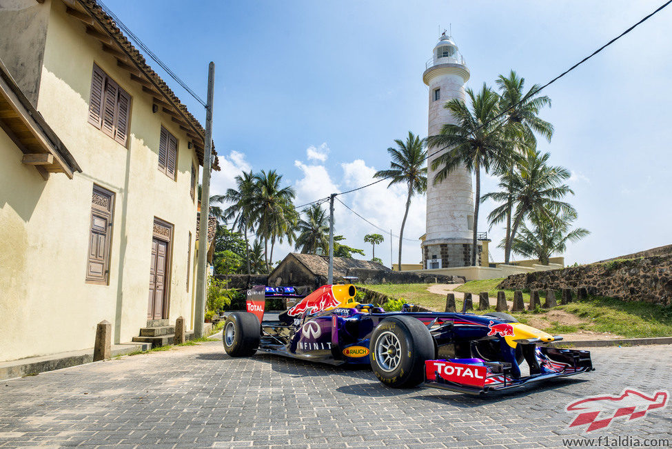 El Red Bull luce en Galle Fort