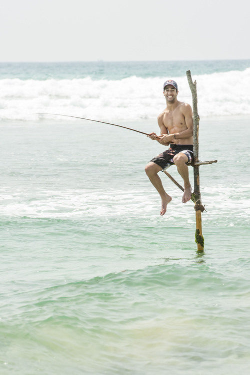 De pesca en Sri Lanka