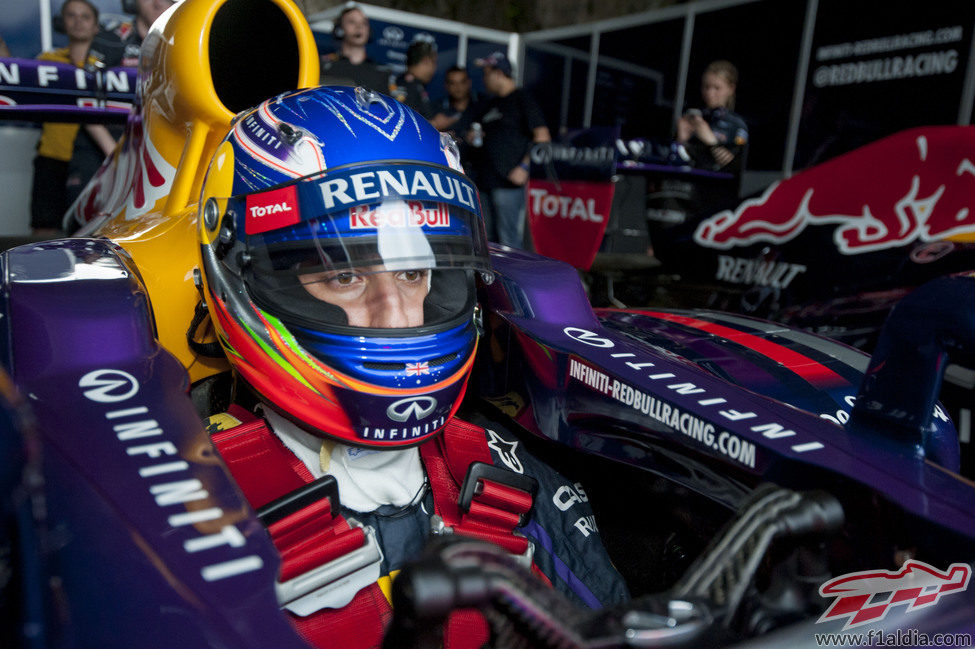 Daniel Ricciardo, concentrado