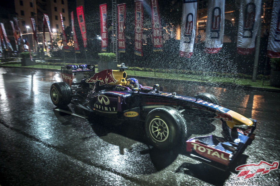 El Red Bull RB7, protagonista