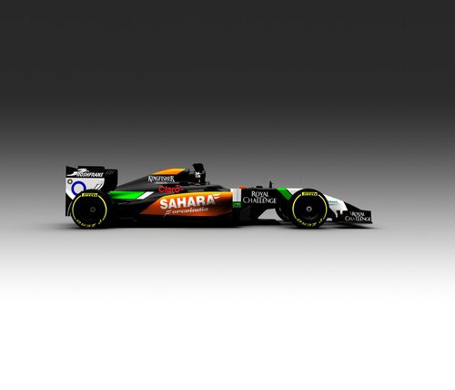 Los nuevos colores del Force India VJM07