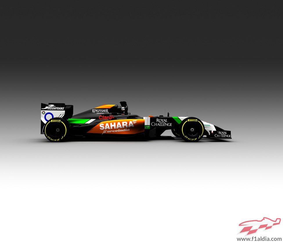 Los nuevos colores del Force India VJM07