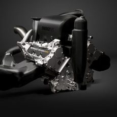 Otra perspectiva del motor Renault V6