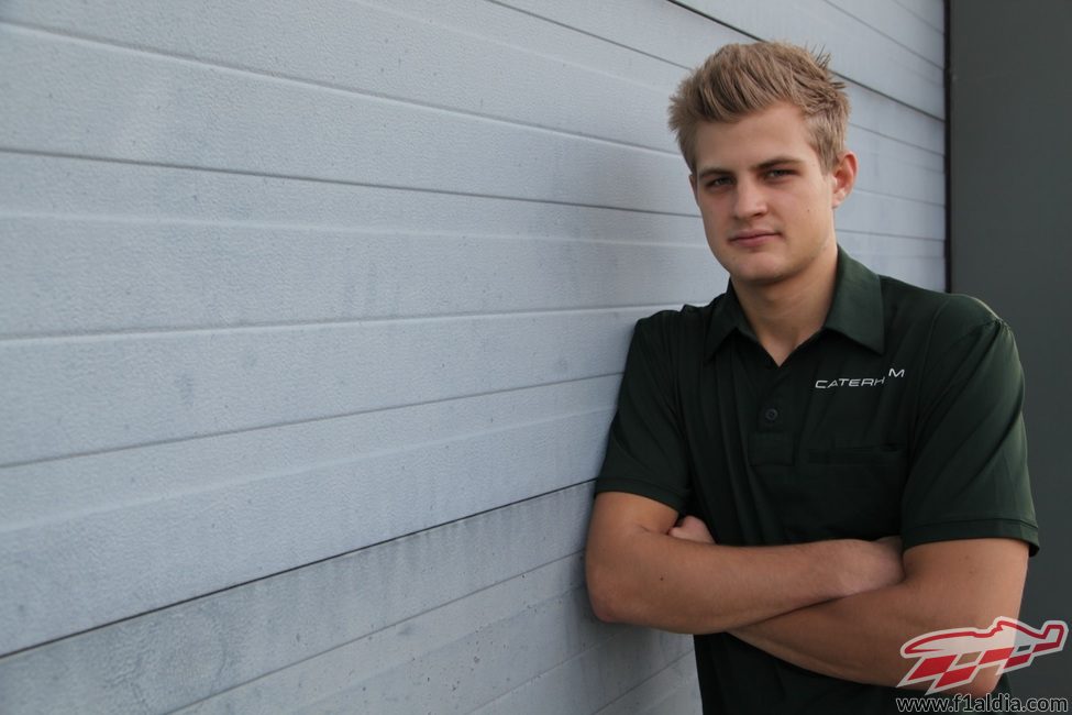 Marcus Ericsson, piloto titular de Caterham en 2014