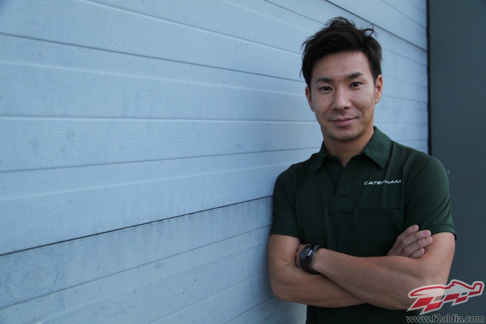 Kamui Kobayashi, piloto titular de Caterham en 2014