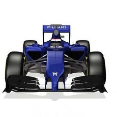 Render frontal bajo del nuevo Williams FW36