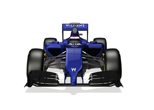 Render frontal bajo del nuevo Williams FW36