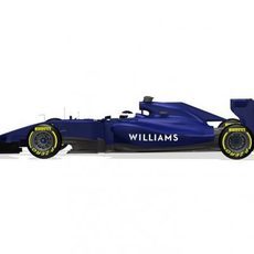 Render lateral del nuevo Williams FW36