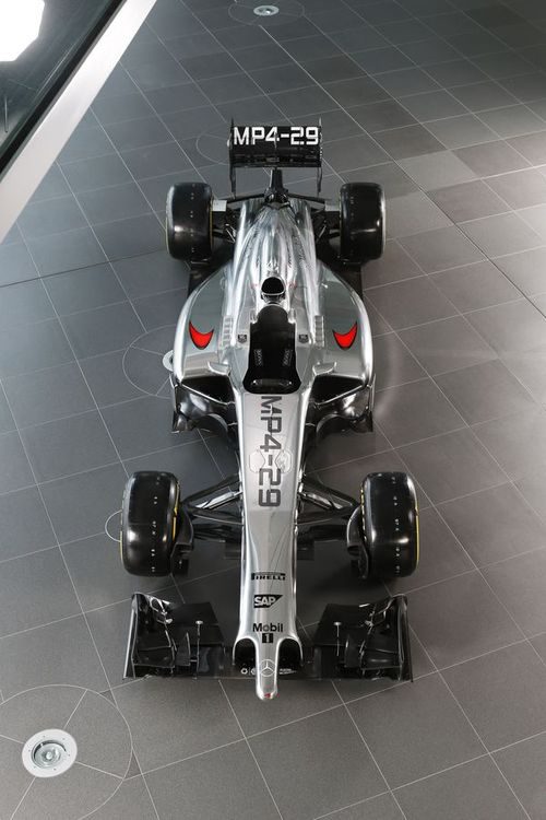 Plano aéreo del McLaren MP4-29