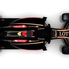 Render superior del nuevo Lotus E22
