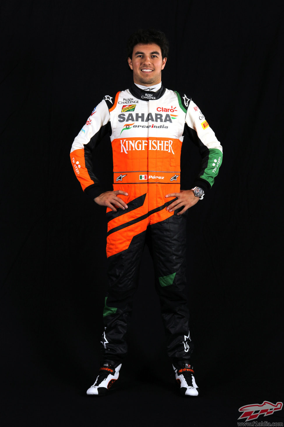 Sergio Pérez con Force India para 2014