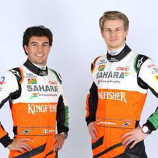 Sergio Pérez y Nico Hülkenberg, pilotos de Force India para 2014