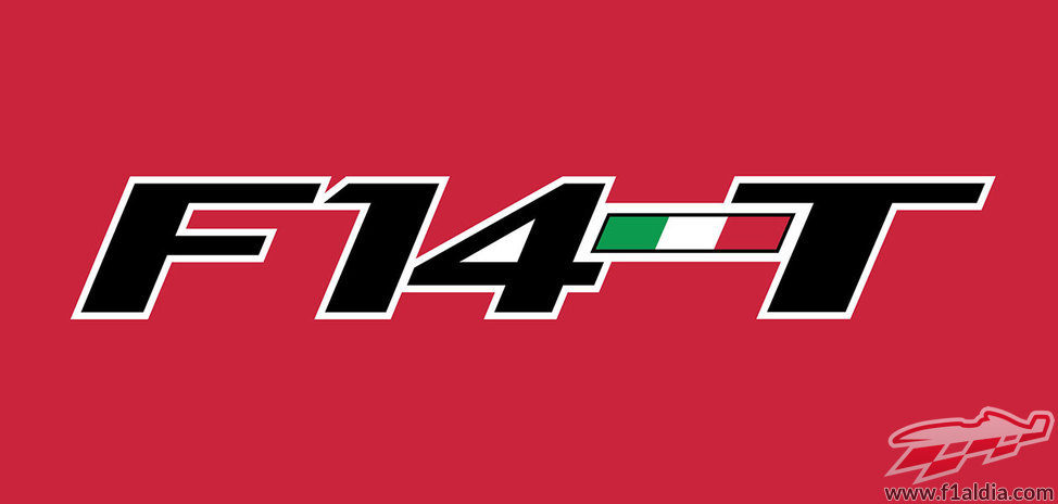 Logo del nuevo Ferrari F14-T, su monoplaza para 2014