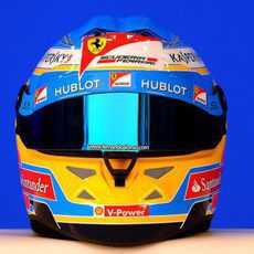 Casco de Fernando Alonso para 2014: vista frontal