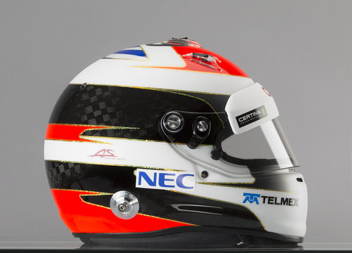 Casco de Adrian Sutil