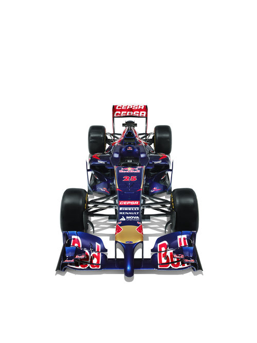 Vista frontal del Toro Rosso STR9