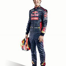 Jean-Éric Vergne con la equipación de Toro Rosso para 2014