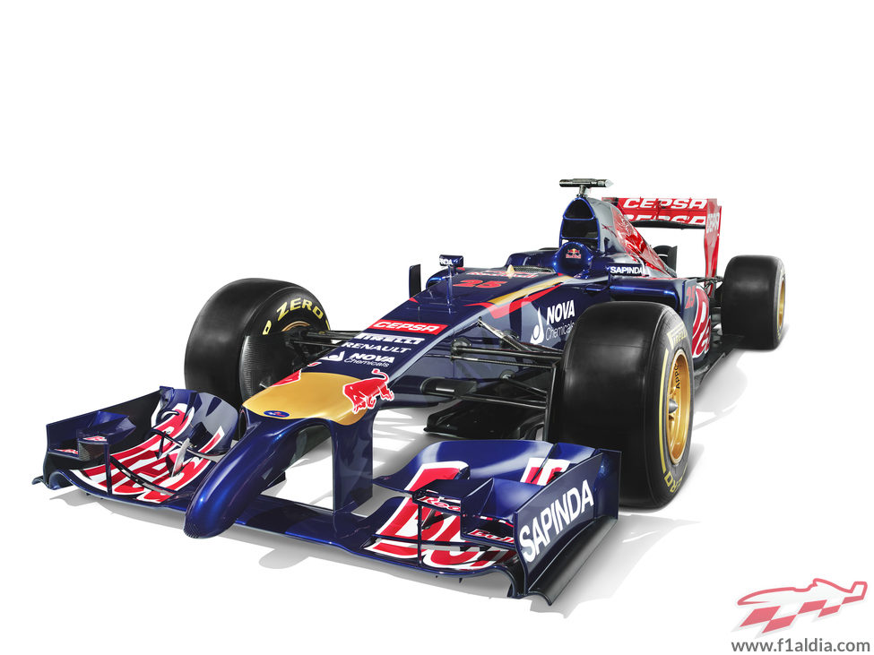 Toro Rosso STR9, el monoplaza de Vergne y Kvyat en 2014