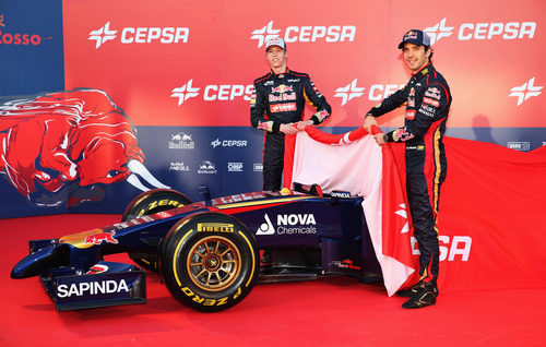 Vergne y Kvyat descubren el STR9 en Jerez