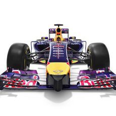 Vista frontal del Red Bull RB10