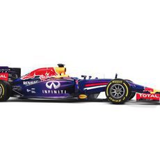 Vista lateral del Red Bull RB10